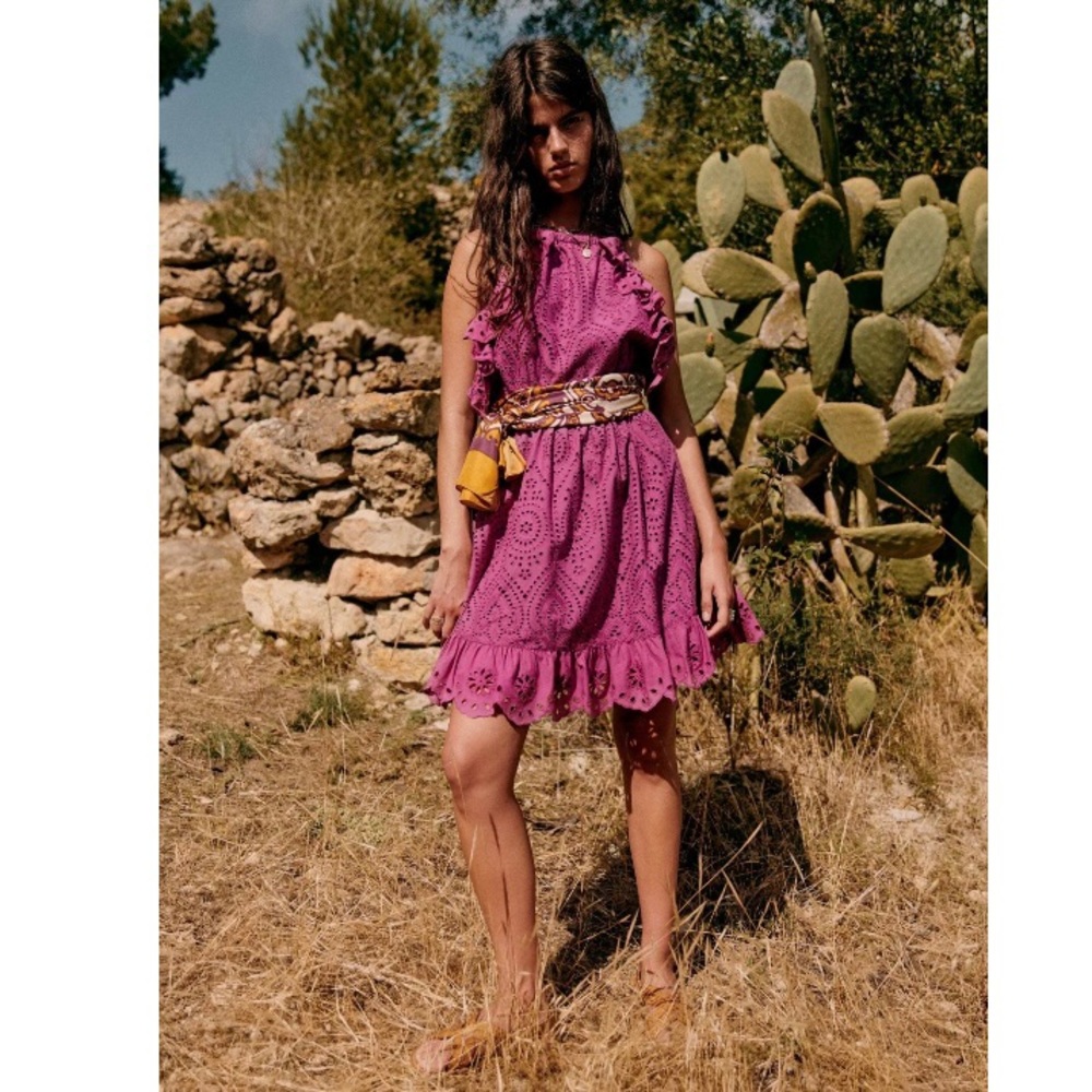 🌿|NWT| Sézane Nasta Dress in Orchid Purple